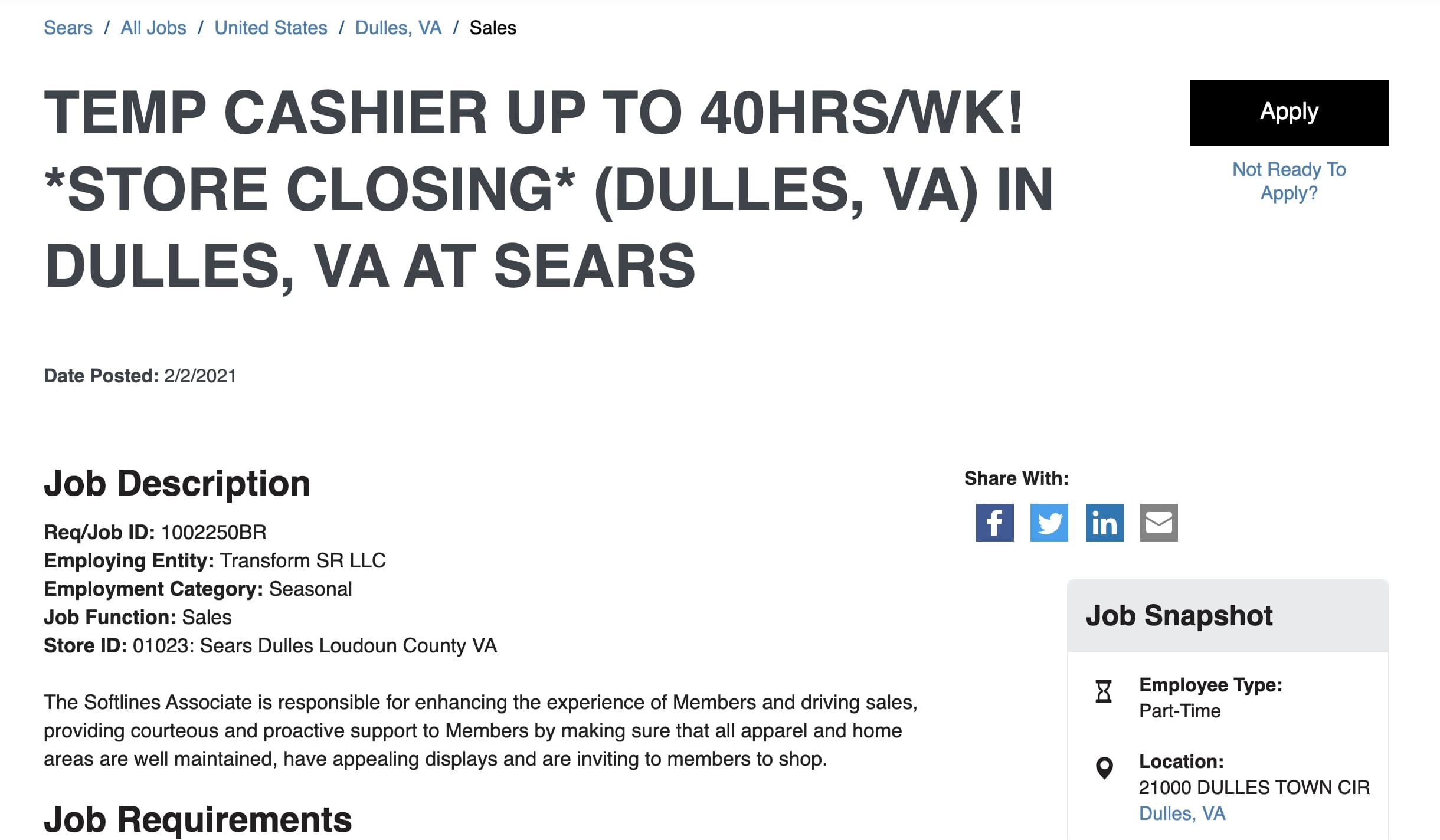 Lord & Taylor closing at Dulles Town Center shopping mall - The Burn