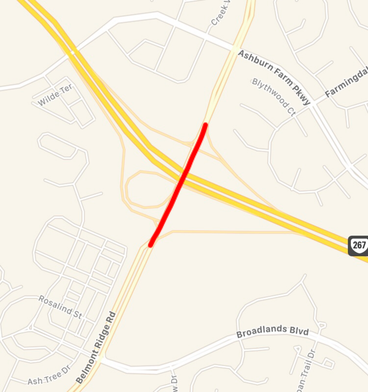 Four-laning underway on Belmont Ridge Road bridge