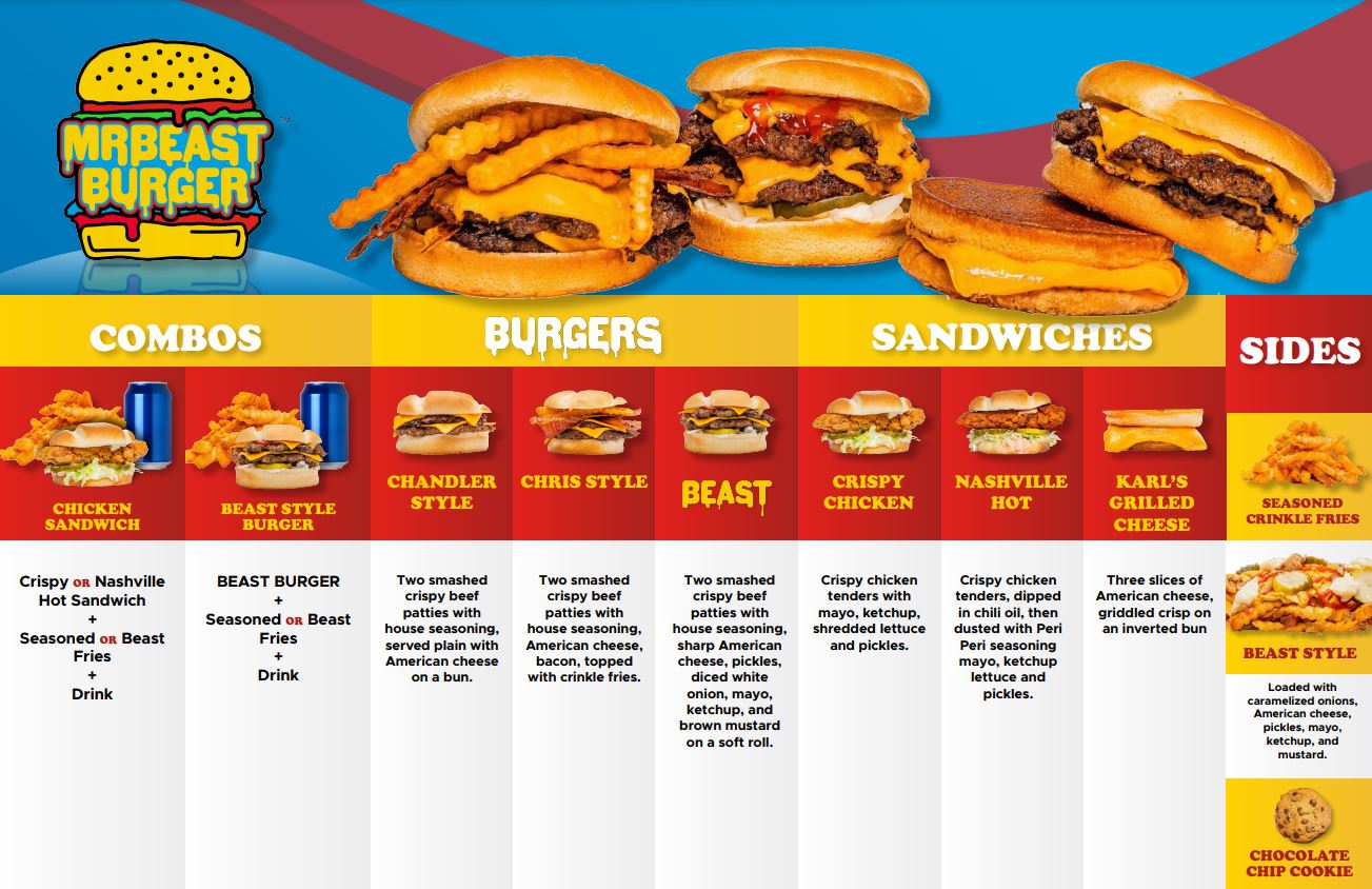 Order MrBeast Burger (2624 East Colonial Drive) Menu Delivery【Menu &  Prices】, Orlando